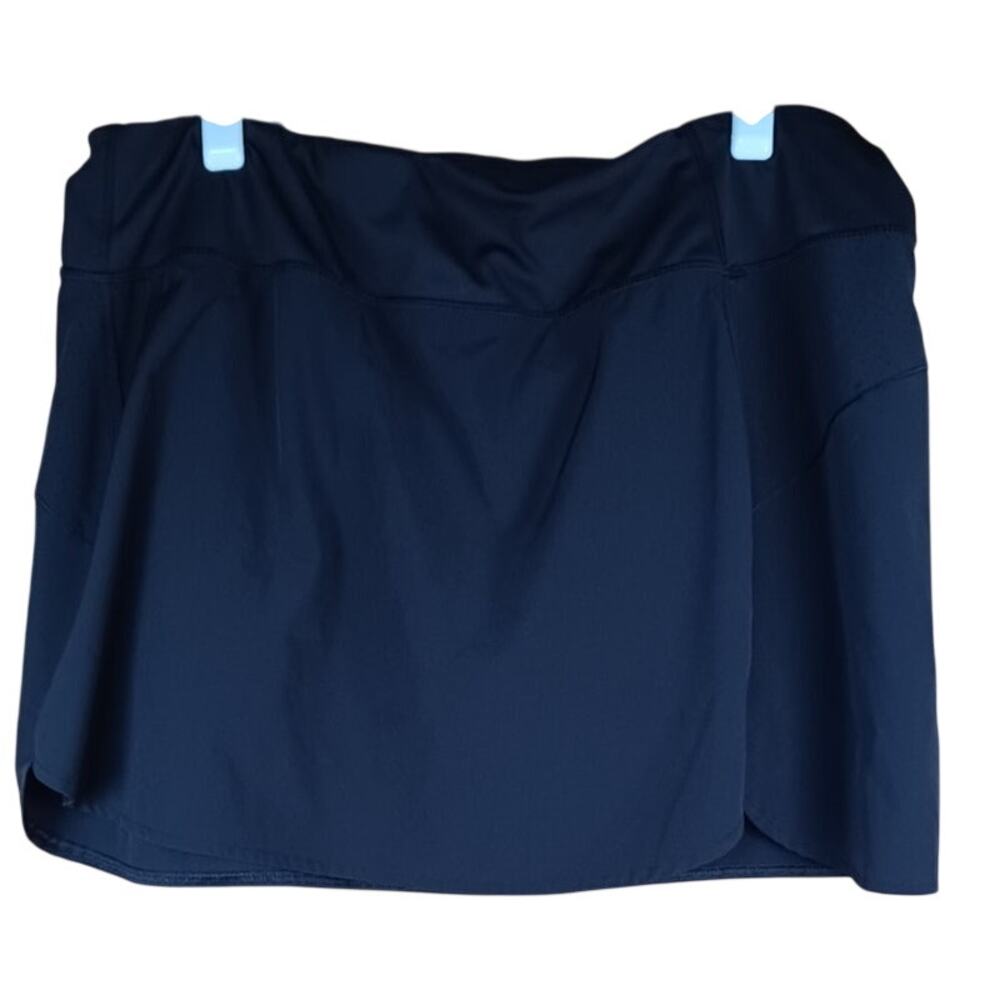 Black Athletic Skort XL 16 18 Tennis Golf Pickleball Athleisure Stretch - Picture 4 of 8
